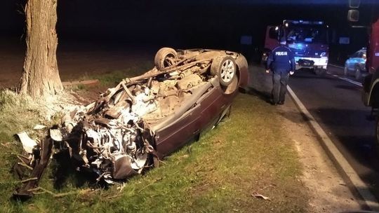 Audi A6 dachowało w Kąkolewnicy