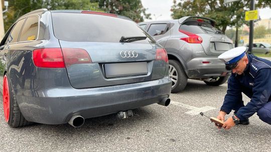 Audi po badaniu technicznym wciąż za głośne. Odwiedzili diagnostę w Lublinie