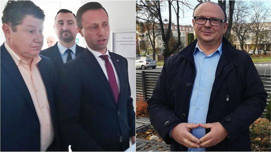 Awantura na koniec kampanii wyborczej w Kraśniku. Przyjechała policja [zdjęcia]