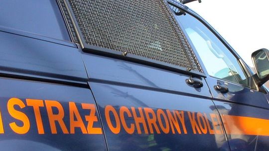 Awantura na peronie. Mężczyzna rzucał koszem w pociąg