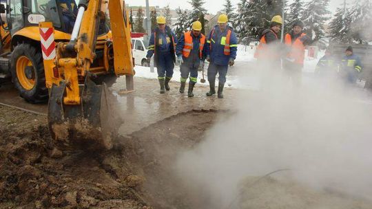 Awaria ciepłownicza na Czubach usunięta