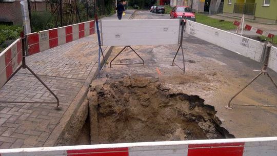 Awaria wodociągowa przy ul. Langiewicza