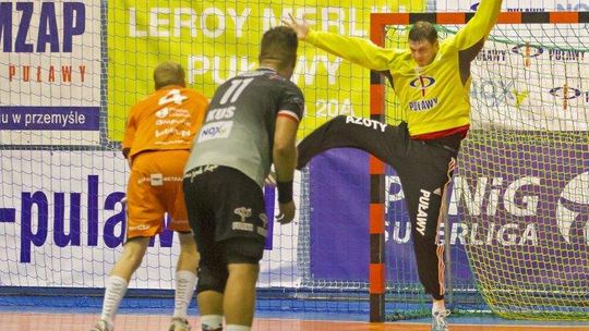 Azoty Puławy - Zagłębie Lubin 27:27. Punkt za punkt