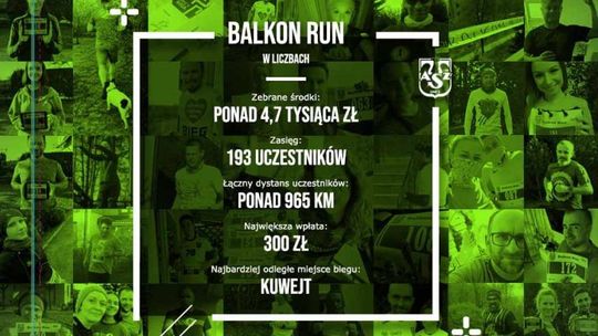 AZS Balkon Run zakończony sukcesem