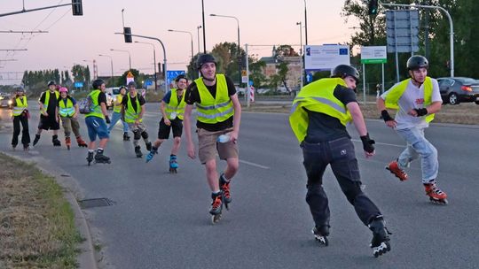 Bajkowy przejazd rolkarzy i rowerzystów ulicami Lublina