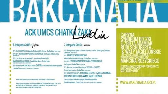 Bakcynalia 2015. Festiwal Piosenki Studenckiej i Turystycznej