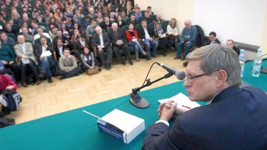 Balcerowicz u studentów KUL i UMCS