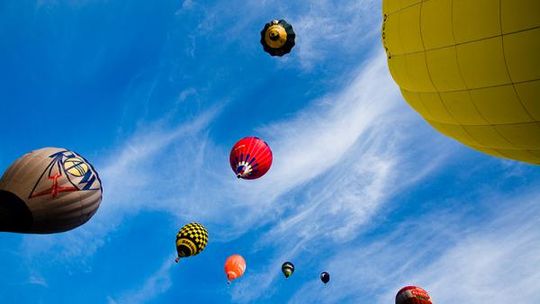 Balony nad Nałęczowem (zdjęcia)