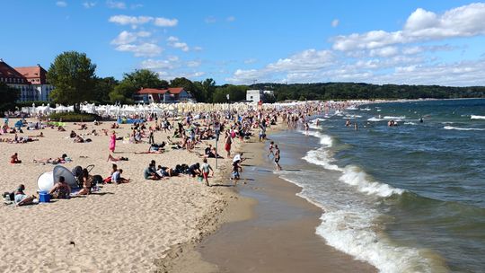 Bałtyk plaża Sopot