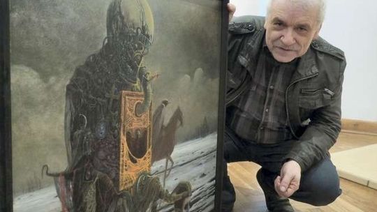 Banach o Beksińskim: Skromny, delikatny, ciepły