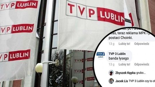 „Banda łysego”. Radny pyta dziennikarzy TVP Lublin o komentarz pod artykułem