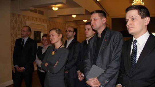 Barbara Nowacka w Białej Podlaskiej z obstawą ale bez Palikota