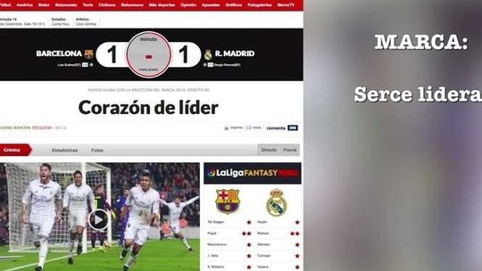 Barcelona - Real 1:1. Zobacz bramki