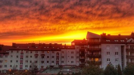 Barwny zachód słońca. Wasze zdjęcia