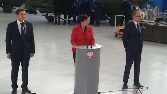 Beata Szydło w PZL-Świdnik. "Polski rząd musi bronić polskich interesów"