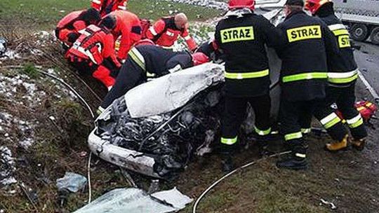 Bedlno Radzyńskie: W wypadku zginął kierowca volkswagena