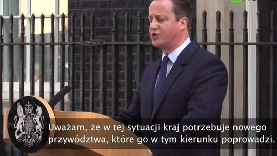 Będzie dymisja premiera Wlk. Brytanii