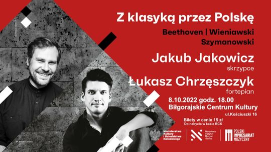 Bethoveen, Wieniawski, Szymanowski – klasyka w Biłgorajskim Centrum Kultury
