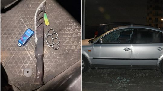 Bez powodu walił w samochody maczetą