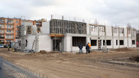 Biała Podlaska: Nowy akademik PSW powstaje zgodnie z planem [zdjęcia]