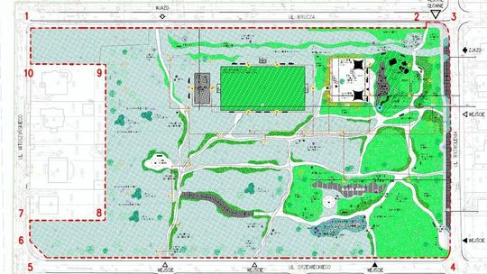 Biała Podlaska: Nowy park z boiskami i schronieniem dla żab 