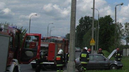 Biała Podlaska: Pożar w samochodzie