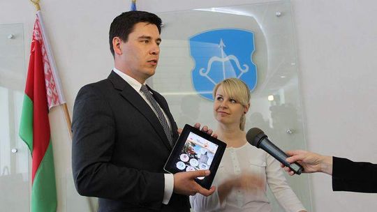 Biała Podlaska promowała się w Brześciu aplikacją na smartfony