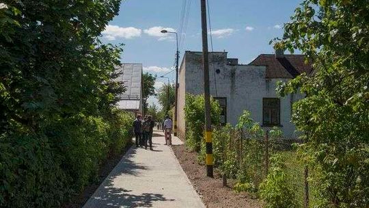 Biała Podlaska: Przesmyk Kleeberga wyłożony kostką 