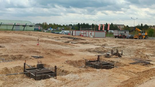 Biała Podlaska: Przy obwodnicy powstaje ogromny market budowlany 