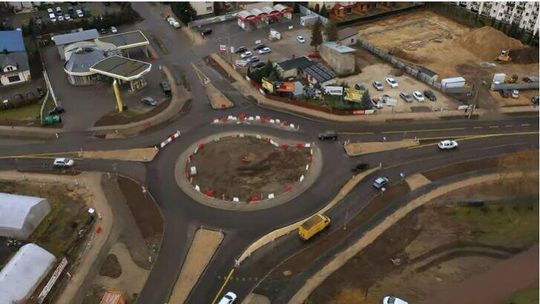 Biała Podlaska: Rondo przy Janowskiej już przejezdne 