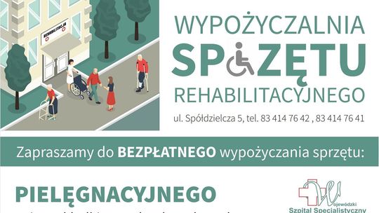 Biała Podlaska: Szpital uruchomił swoją wypożyczalnię sprzętu rehabilitacyjnego