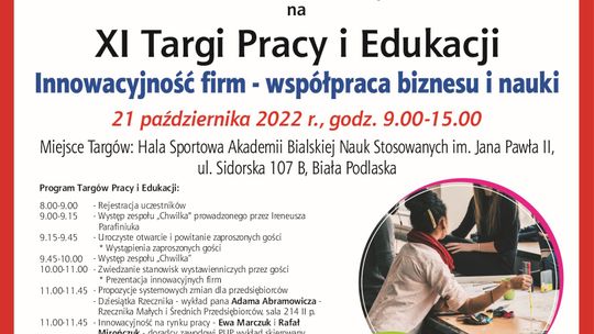 Biała Podlaska zaprasza na Targi Pracy i Edukacji