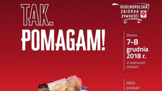 Biała Podlaska: Zbiórka żywności "Tak, pomagam" ruszy już w piątek