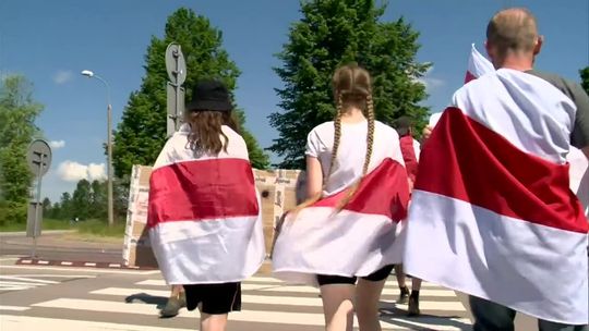 Białorusini zablokowali drogę do przejścia granicznego. "Dla nas ważne są kroki ze strony Unii, a nie tylko deklaracje"