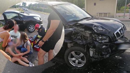 Biegacze ruszyli na pomoc rannym w wypadku na drodze pod Lublinem