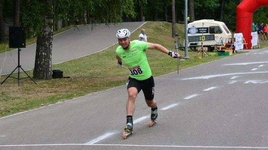Biegi na nartorolkach: Tomaszów Lubelski gościł olimpijczyka