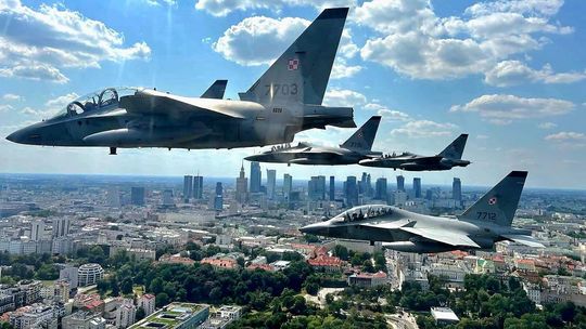 Bieliki z Dęblina już są w Warszawie i szykują się na defiladę
