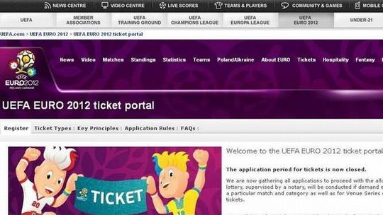 Bilety na Euro 2012 były fałszywe. Oskarżony student z Ukrainy