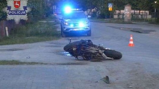 Biłgoraj, Biszcza. Wypadki z udziałem motocyklistów