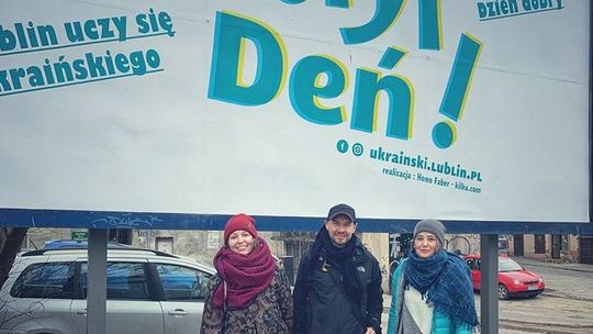 Billboardy w Lublinie zachęcają do nauki j. ukraińskiego. Nie wszystkim się to spodobało