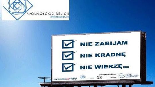 Billboardy z ateistycznymi hasłami staną w Lublinie