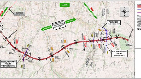 Bliżej do zachodniej obwodnicy Lublina