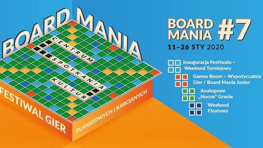 Board Mania 2020. Festiwal Gier Planszowych i Karcianych w Lublinie