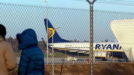 Boeing długo krążył nad lotniskiem Lublin