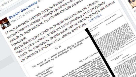 Bogdan Borusewicz broni historyka z lubelskiego IPN