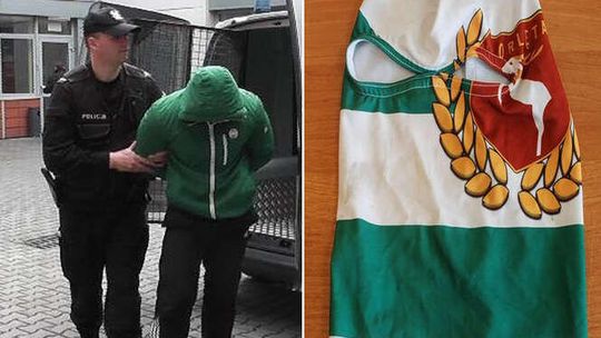 Bójka kibiców koło Radzynia. Zarzuty dla 3 osób za atak na policjanta (zdjęcia)