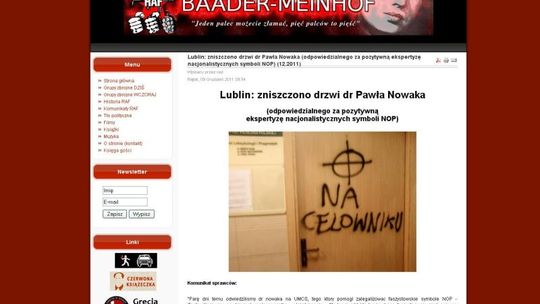 Bojówka antify straszy biegłego? Pogróżki i pomazane drzwi na UMCS