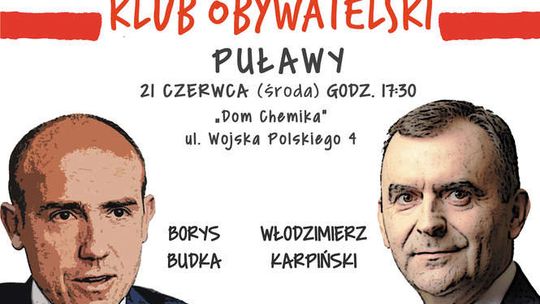 Borys Budka w Puławskim Klubie Obywatelskim