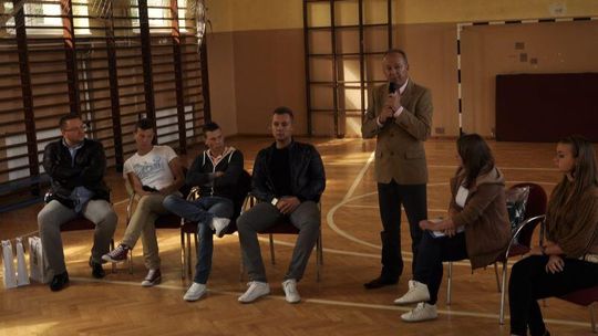 Bracia Michał i Mateusz Mak gościli w Chodlu