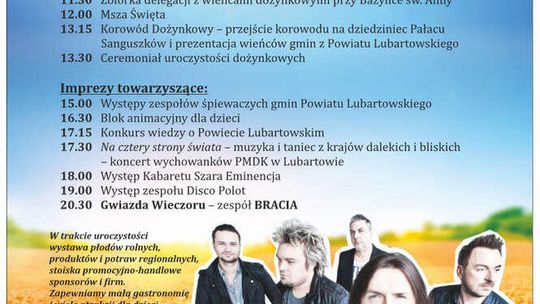 Bracia na Dożynkach Powiatu Lubartowskiego